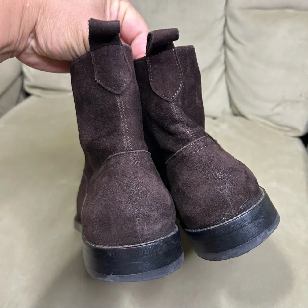 Gordon Rush Chocolate Nubuck Leather Bowery Boot 8 - Picture 7 of 11